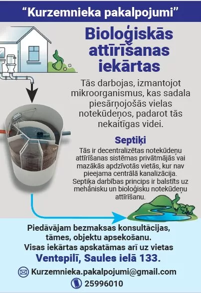 biloģiskās attīrīšanas iekārtano caurtekas materiāla ar paausgtinātu izturību